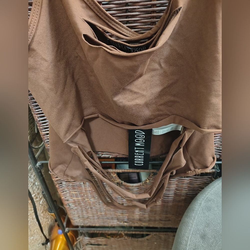 Brown Never Conform SZ XXL Current Mood Tank Top/NWT/Sold Out/ See Info